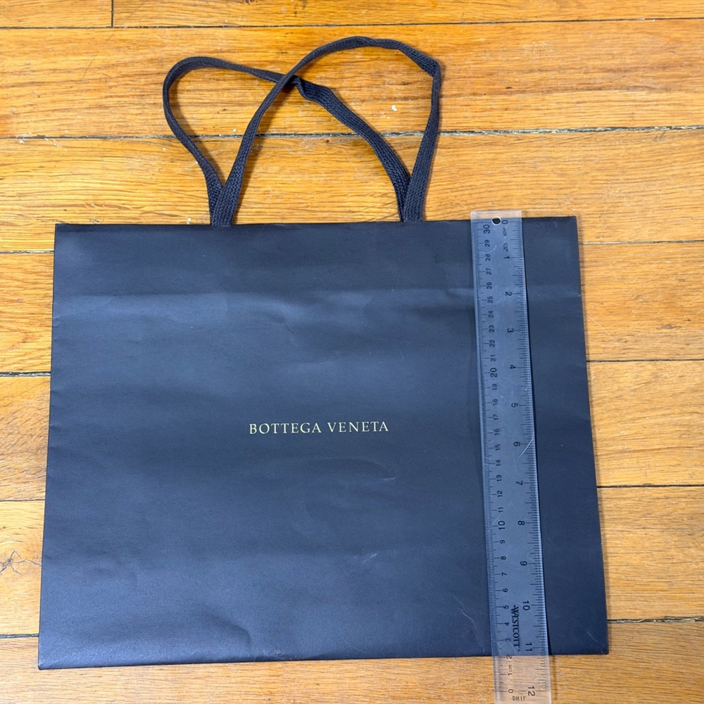 Bottega Veneta Black Shopping Tote Bag